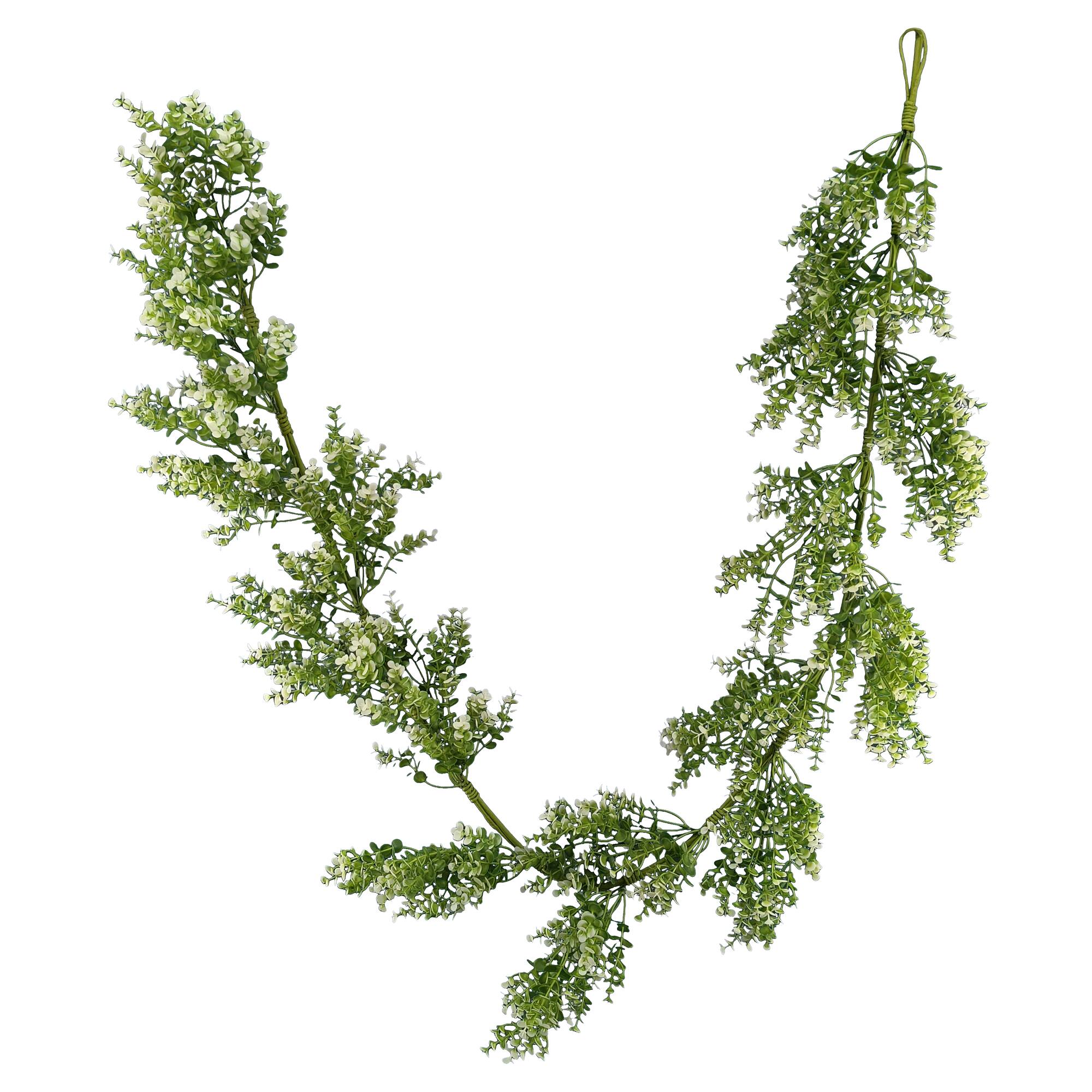 6ft. Green & Cream Eucalyptus Garland by Ashland®
